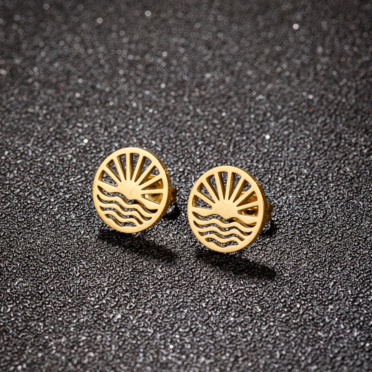 Ocean Wave Studs